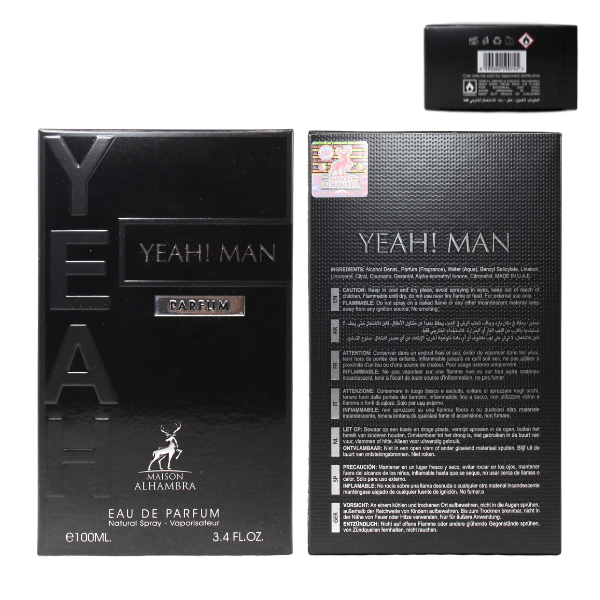Maison Alhambra Yeah Parfum 3.4 Oz EDP for Men