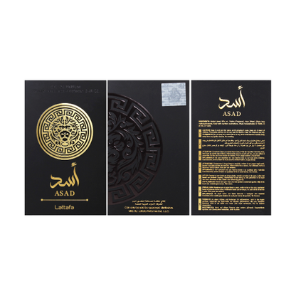 Lattafa Asad 3.4 Oz EDP for Men