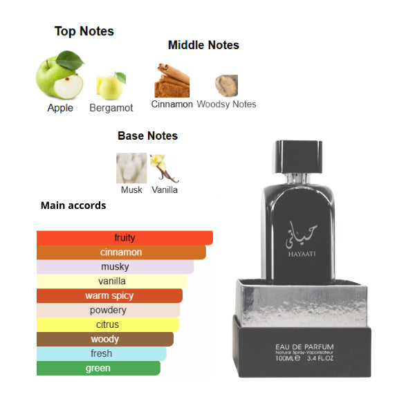 Lattafa Hayaati 3.4 Oz EDP for Men