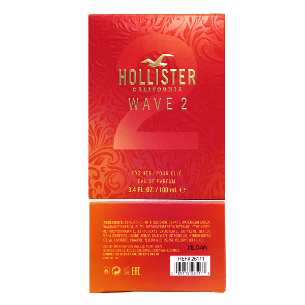 Hollister Wave 2 3.4 Oz. Edp Women