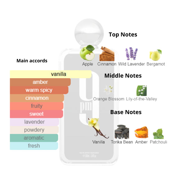 Afnan 9 PM 3.4 Oz EDP for Men