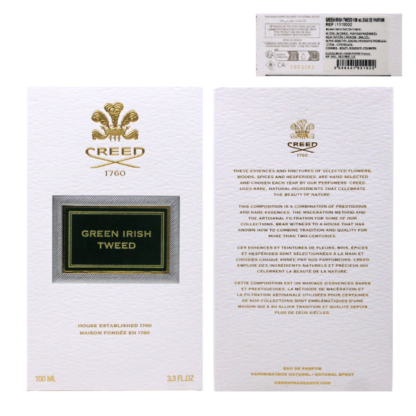 Creed Green Irish Tweed 3.4 Oz Edp Men