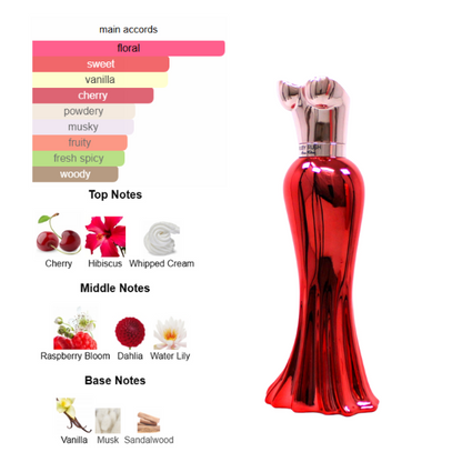 Paris Hilton Ruby Rush 3.4 Oz Edp Women
