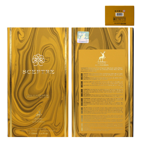 Maison Alhambra Sceptre Bronzite 3.4 Oz EDP for Men