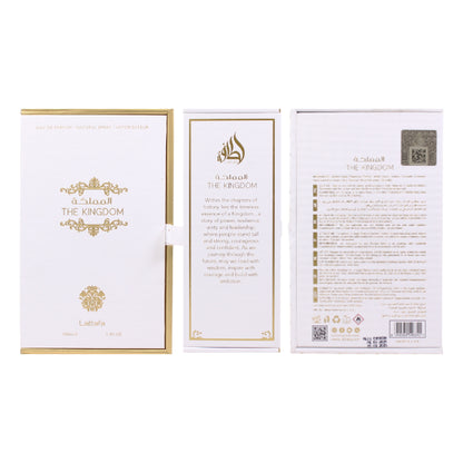 Lattafa The Kingdom 3.4 Oz Edp Men
