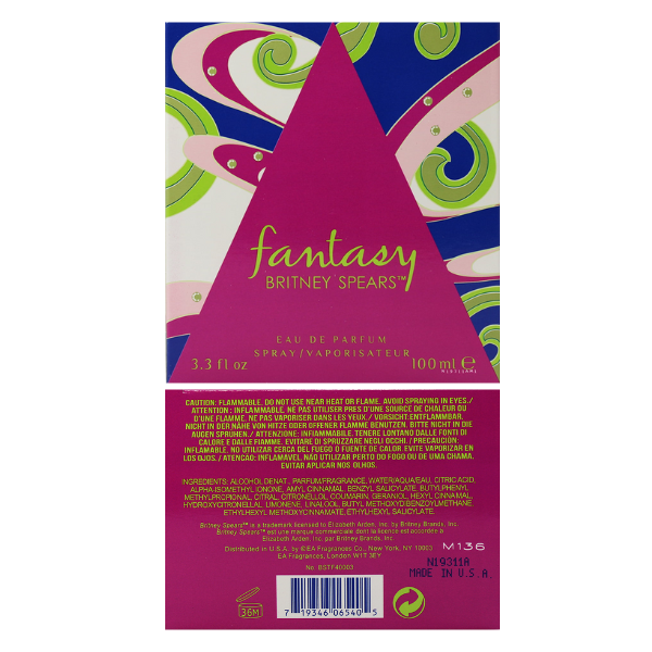 Britney Spears Fantasy 3.4 Oz EDP for Women