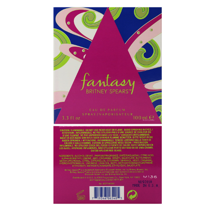 Britney Spears Fantasy 3.4 Oz EDP for Women