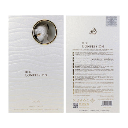 Lattafa Her Confession 3.4 Oz EDP for Women