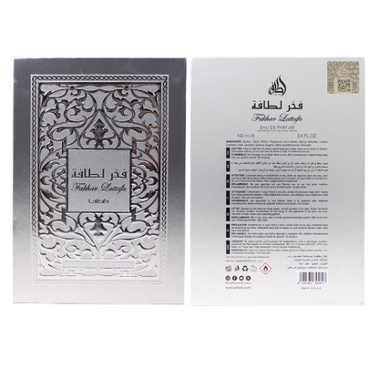 Lattafa Fakhar Platin 3.4 Oz Edp Unisex