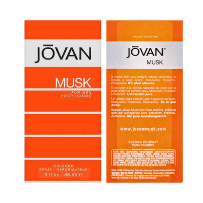 Jovan Musk 3.0 Oz EDC for Men