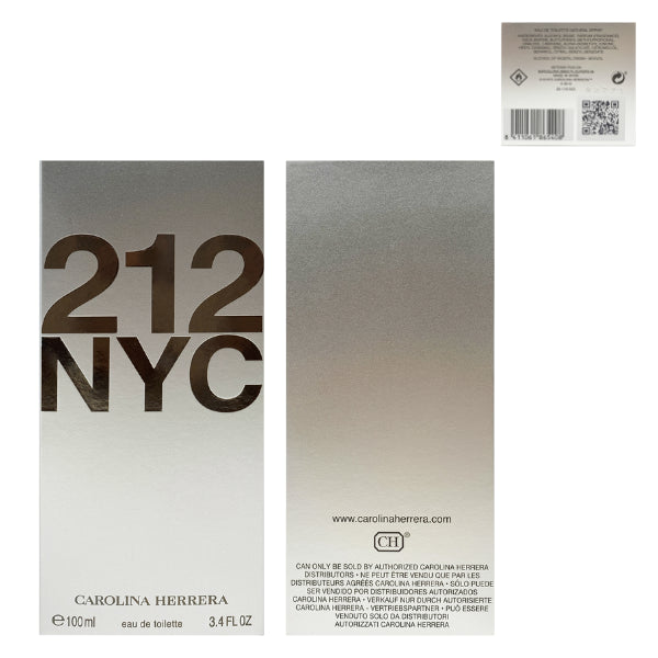 Carolina Herrera 212 NYC 3.4 Oz EDT for Women