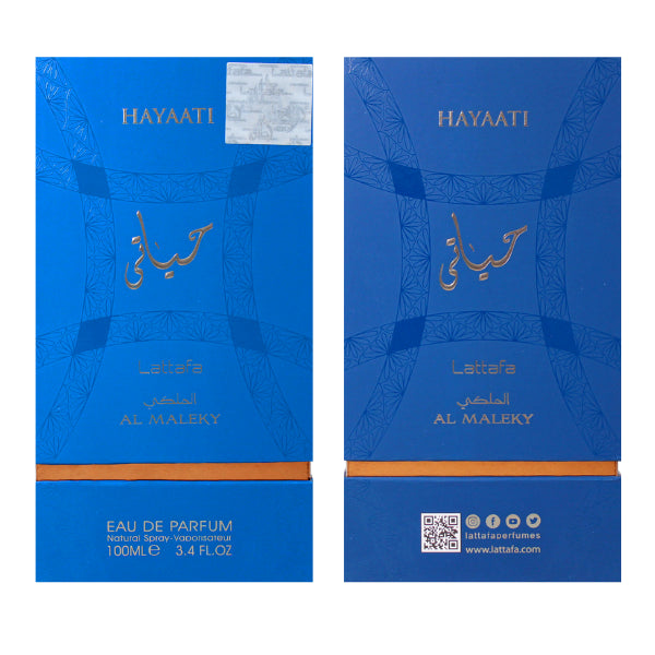 Lattafa Hayaati Al Maleky 3.4 Oz EDP for Men