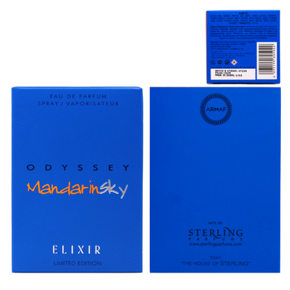 Armaf Mandarin Sky Elixir Limited Edition 3.4 Oz Edp Men