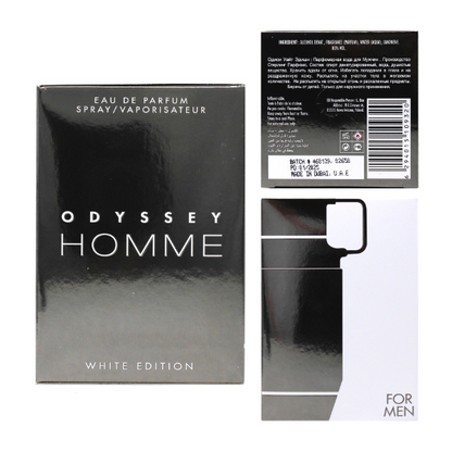 Armaf Odyssey White 3.4 Oz Edp Men