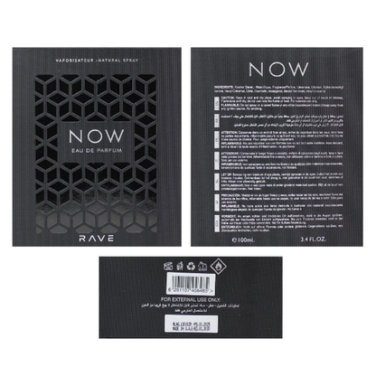 Lattafa Rave Now 3.4 Oz Edp Unisex