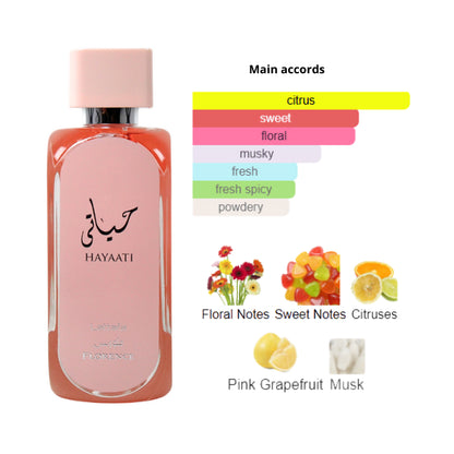 Lattafa Hayaati Florence 3.4 Oz EDP for Women