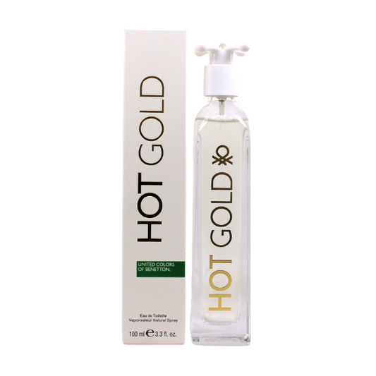 United Colors Of Benetton Hot Gold  3.4 Oz Edt Women