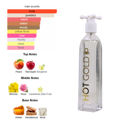 United Colors Of Benetton Hot Gold  3.4 Oz Edt Women