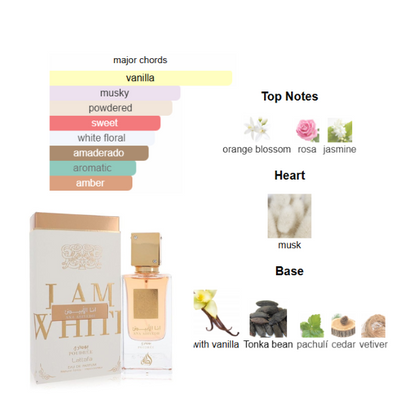 Lattafa Ana Abiyedh Poudree 2.0 Oz EDP Unisex