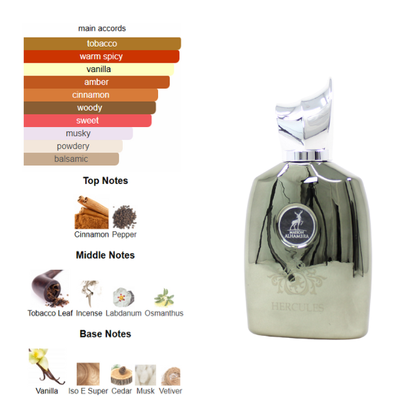 Maison Alhambra Hercules 3.4 Oz EDP for Men
