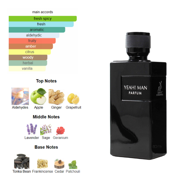 Maison Alhambra Yeah Parfum 3.4 Oz EDP for Men