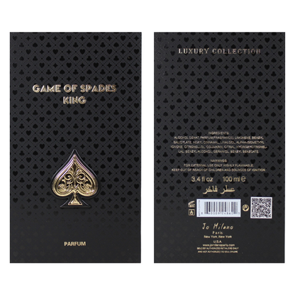 Jo Milano Game Of Spades King 3.4 Edp Unisex