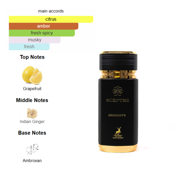 Maison Alhambra Sceptre Bronzite 3.4 Oz EDP for Men