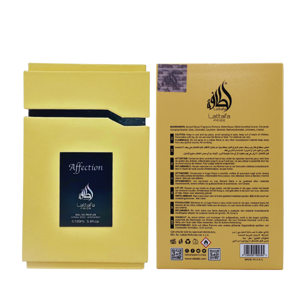 Lattafa Pride Affection 3.4 Oz EDP Unisex