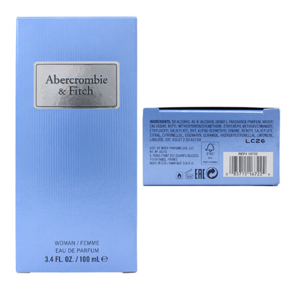 Abercrombie & Fitch First Instinct Blue 3.4 Oz EDP for Women