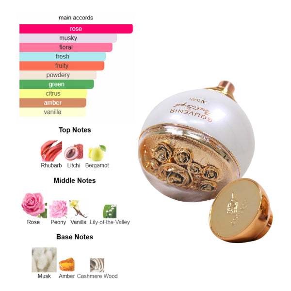 Afnan Souvenir Floral Bouquet 3.4 Oz Edp Women