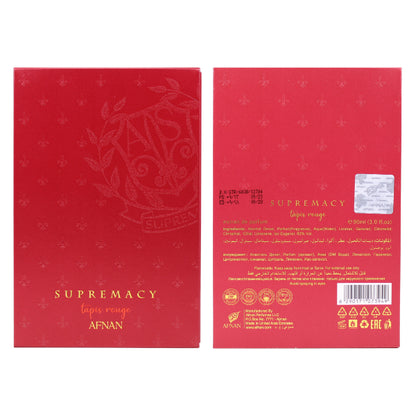 Afnan Supremacy Tapis Rouge 3.0 Oz Edp Women