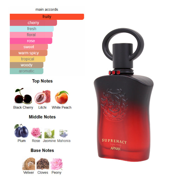 Afnan Supremacy Tapis Rouge 3.0 Oz Edp Women