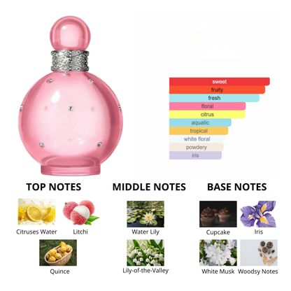 Britney Spears Fantasy Sheer 3.4 Oz Edt Women