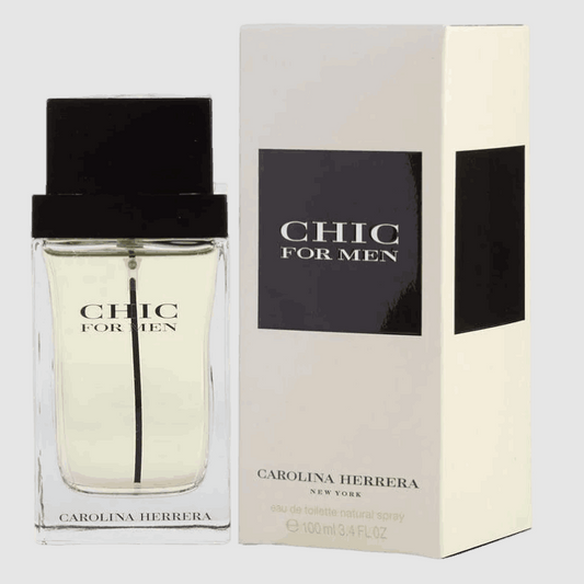 Carolina Herrera Chic for Men 3.4 Oz EDT for Men