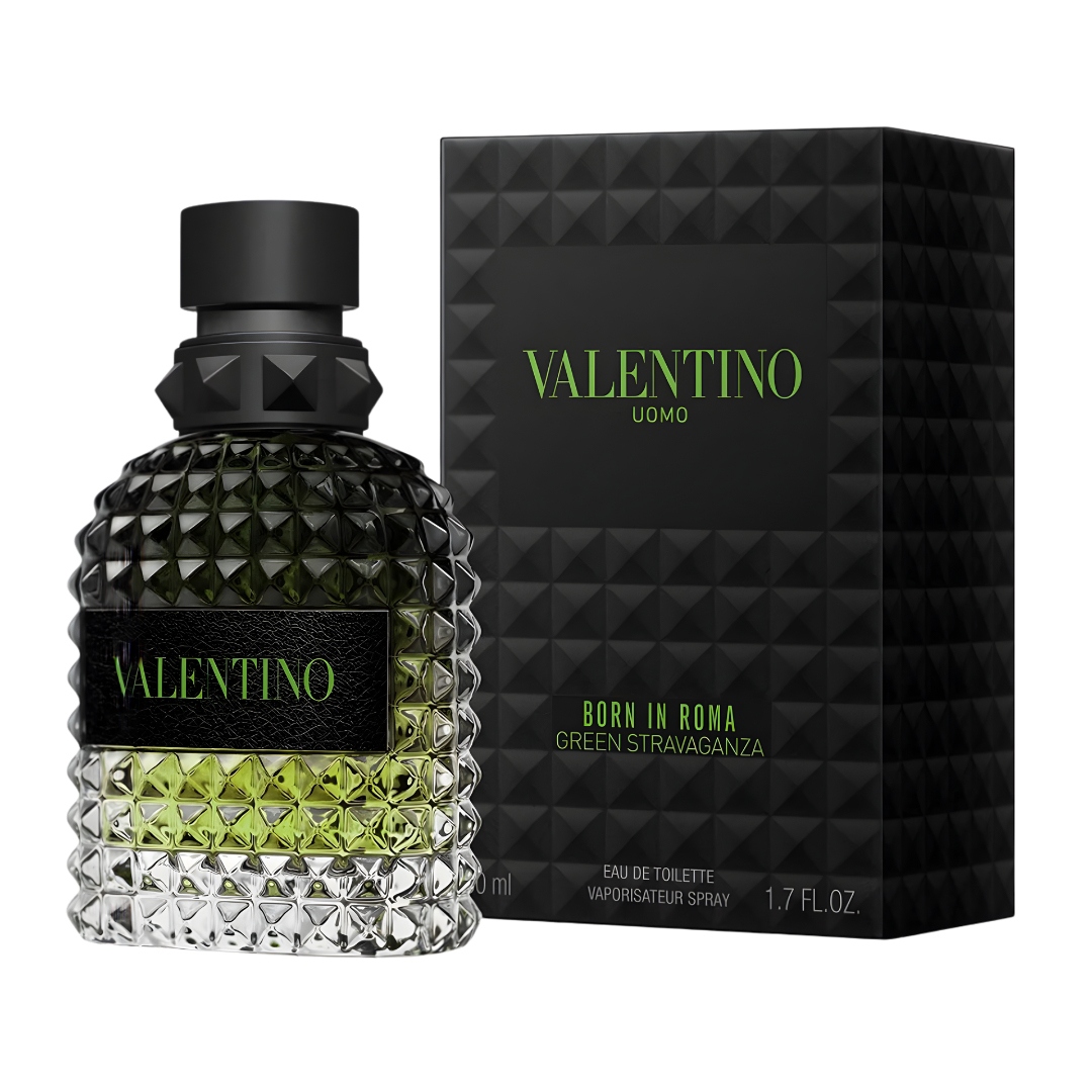 Valentino Uomo Born In Roma Green Stravaganza 1.7 Oz Edt Men