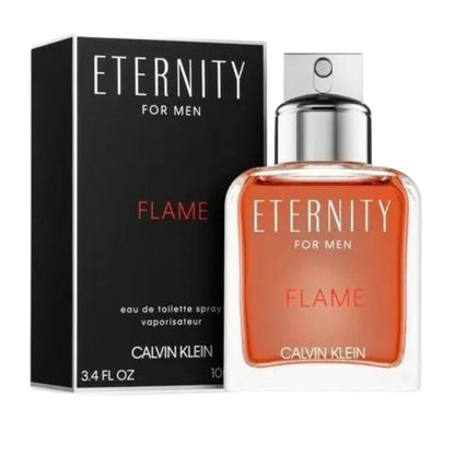 Calvin Klein Eternity Flame 3.4 Oz EDT for Men