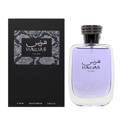 Rasasi Hawas Him 3.4 Oz EDP for Men