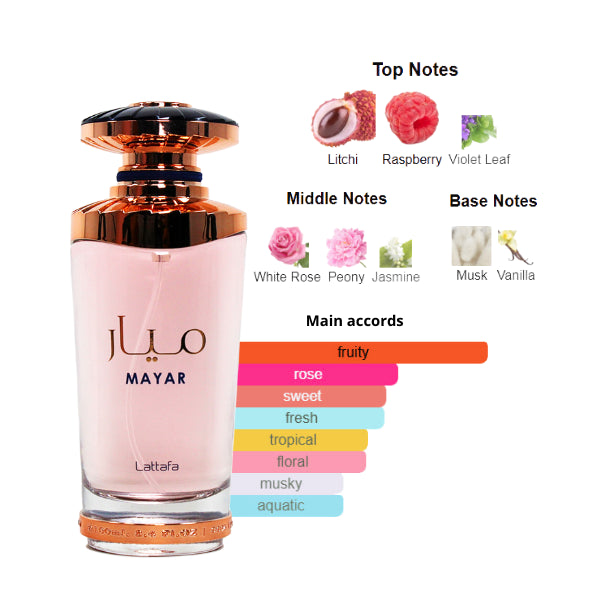 Lattafa Mayar 3.4 Oz EDP for Women