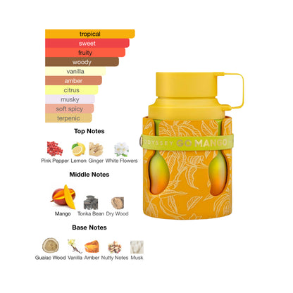 Armaf Odyssey Go Mango Topical 3.4 Oz EDP Unisex