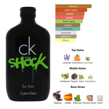 Calvin Klein One Shock 3.4 Oz Edt Men