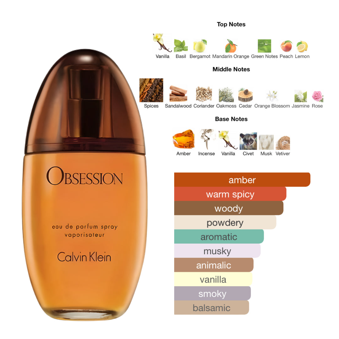 Calvin Klein Obsession 3.4 Oz Edp Women