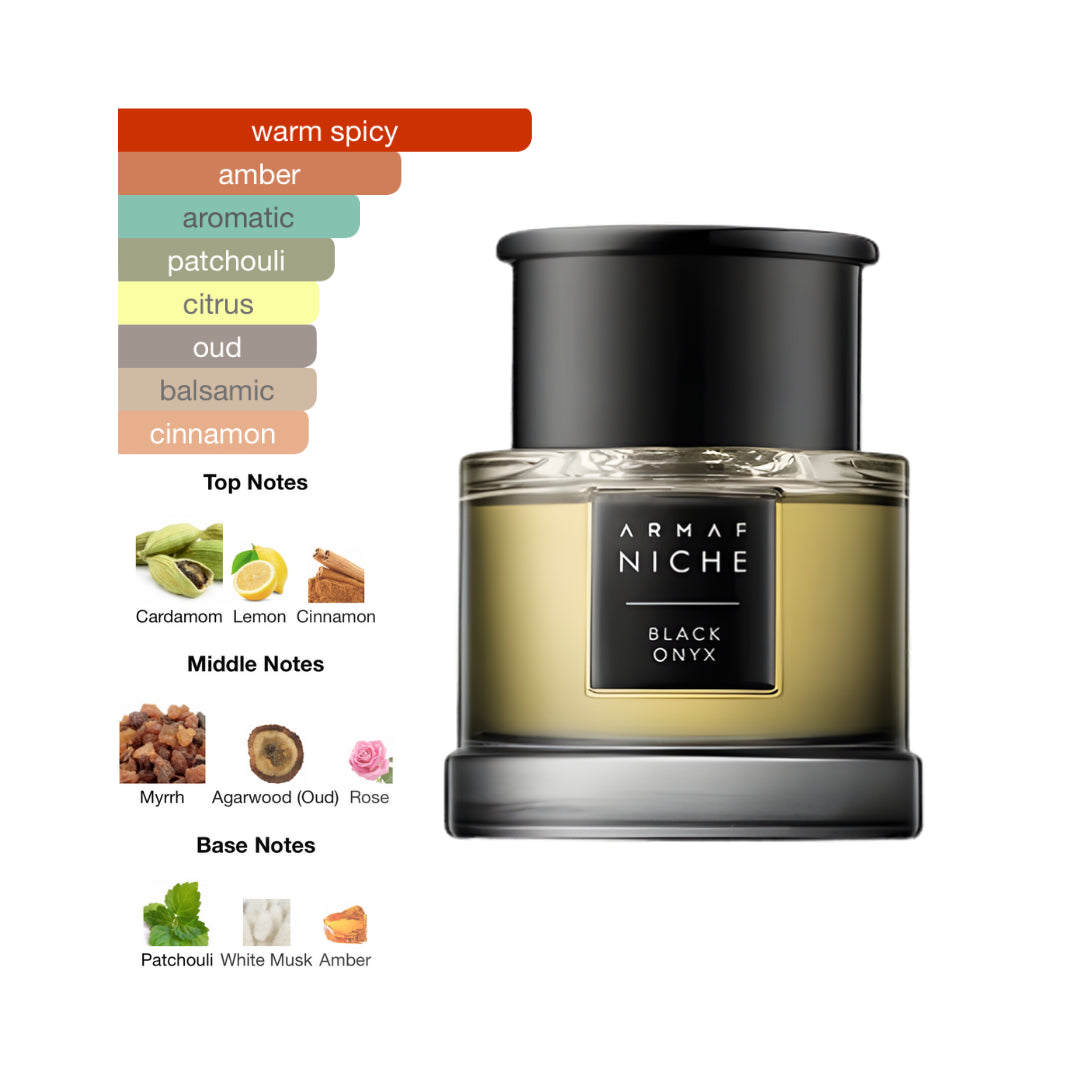 Armaf Niche Black Onyx 3.0 Oz Edt Men