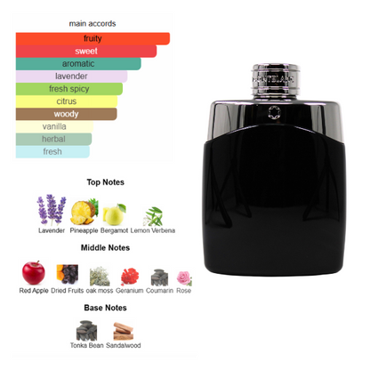 Mont Blanc Legend 3.3 Oz Edt Men