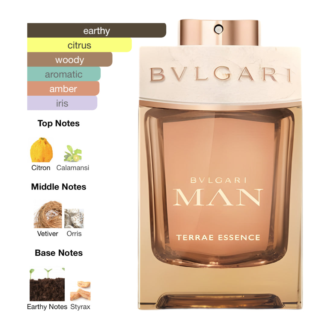 Bvlgari Man Terrae Essence 3.4 Oz Edp Men