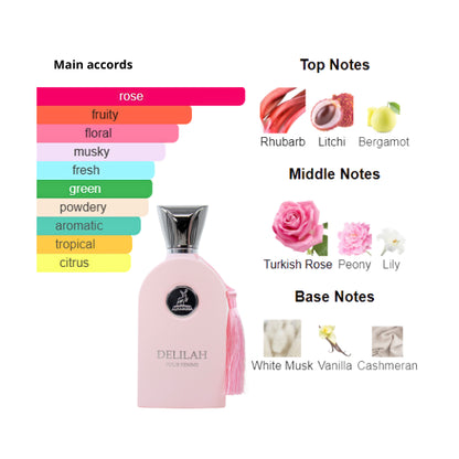 Maison Alhambra Delilah 3.4 Oz EDP for Women
