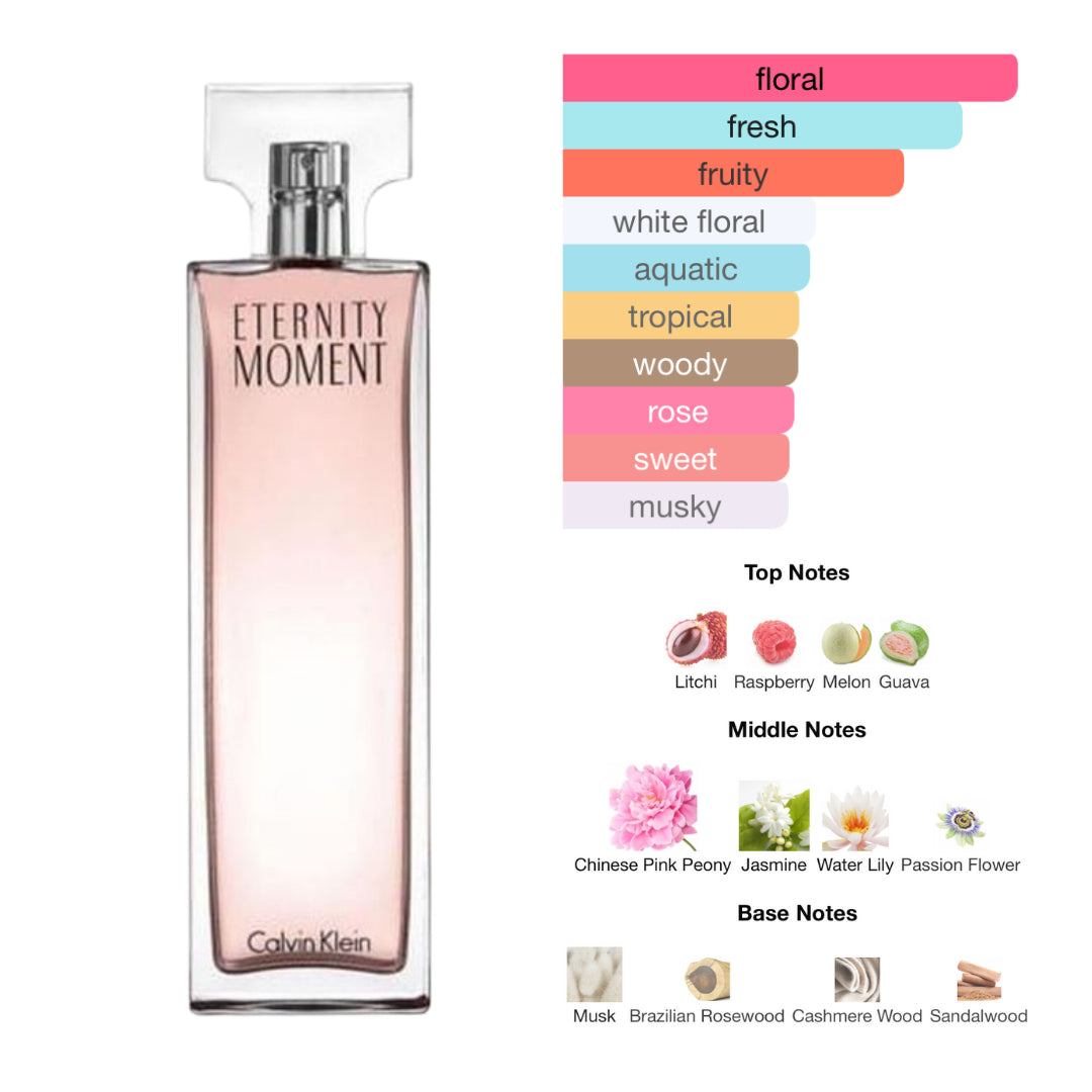 Calvin Klein Eternity Moment 3.4 Oz EDP for Women