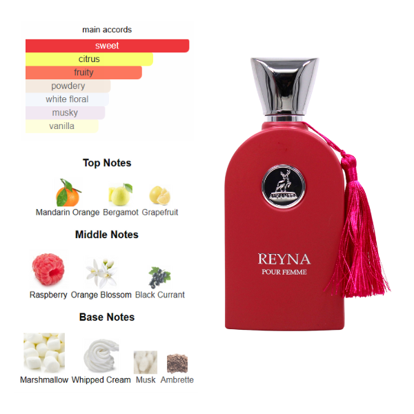 Maison Alhambra Reyna 3.4 Oz EDP for Women