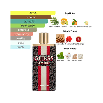 Guess Amore Portofino 3.4 Oz Edt Unisex