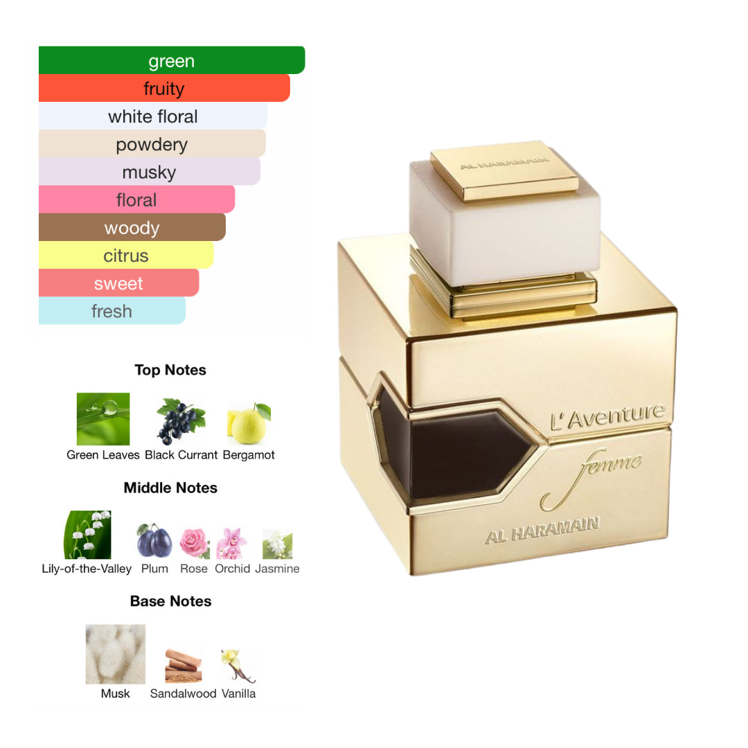 Al Haramain Laventure Gold 3.4 Oz Edp Women