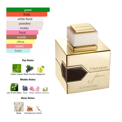 Al Haramain Laventure Gold 3.4 Oz Edp Women